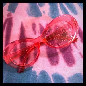 Pink glitter sunnies